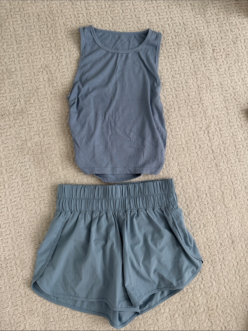 Yogalicious Blue Athletic Shorts